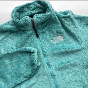 The North Face Women’s Osito Fleece Jacket Small Teal Full Zip Cozy Plush